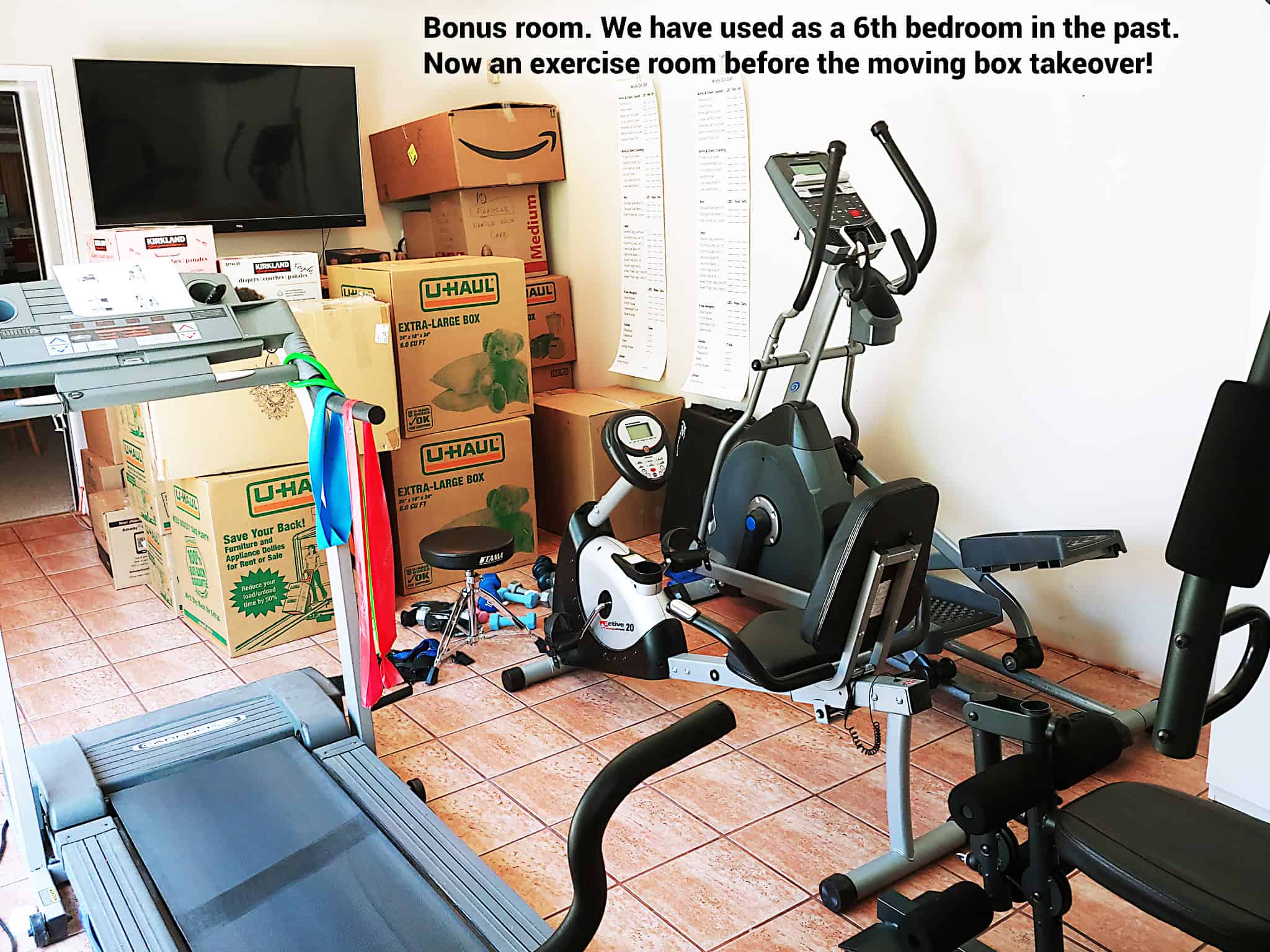 Exercise bonus room