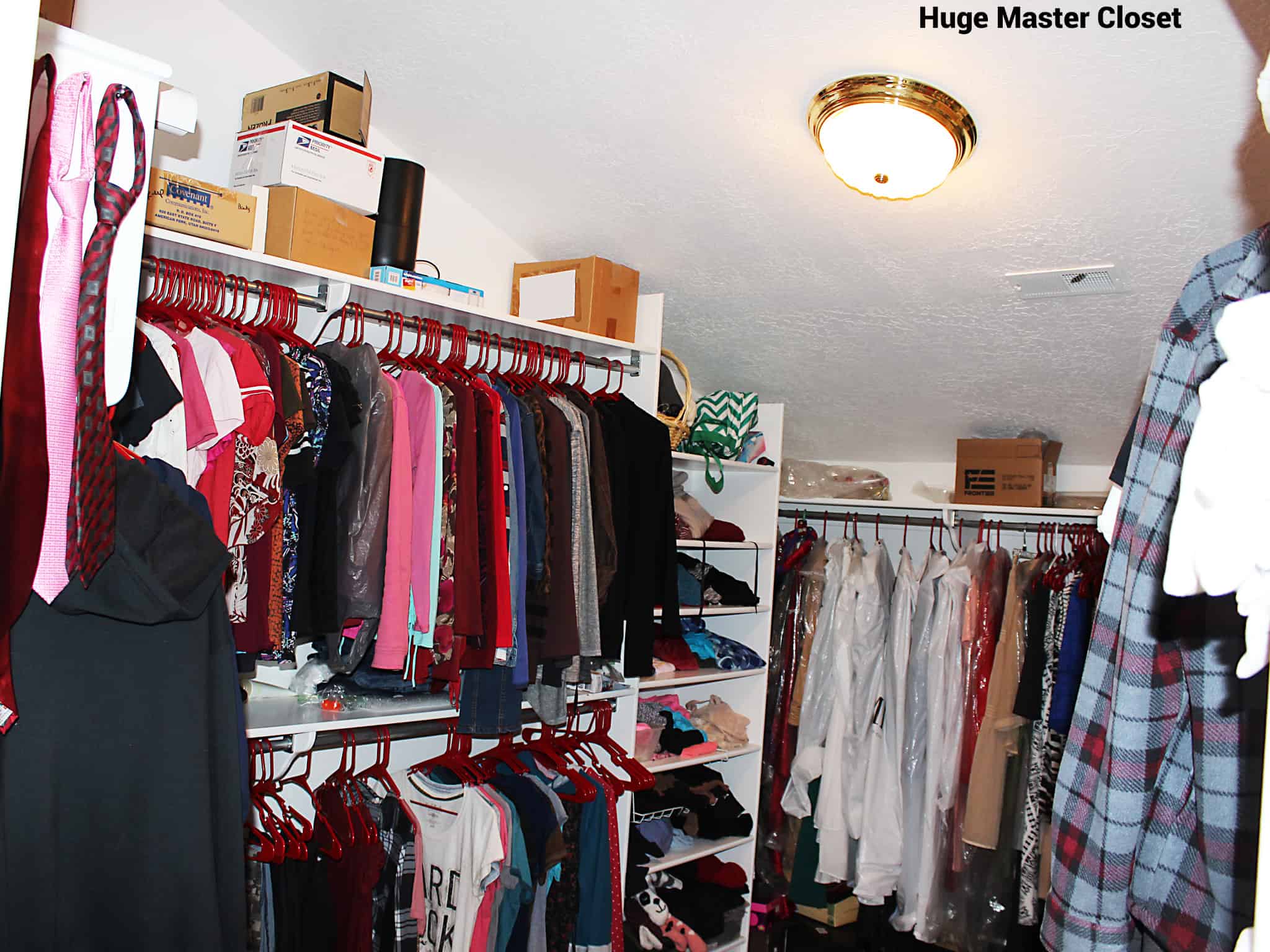 Master closet